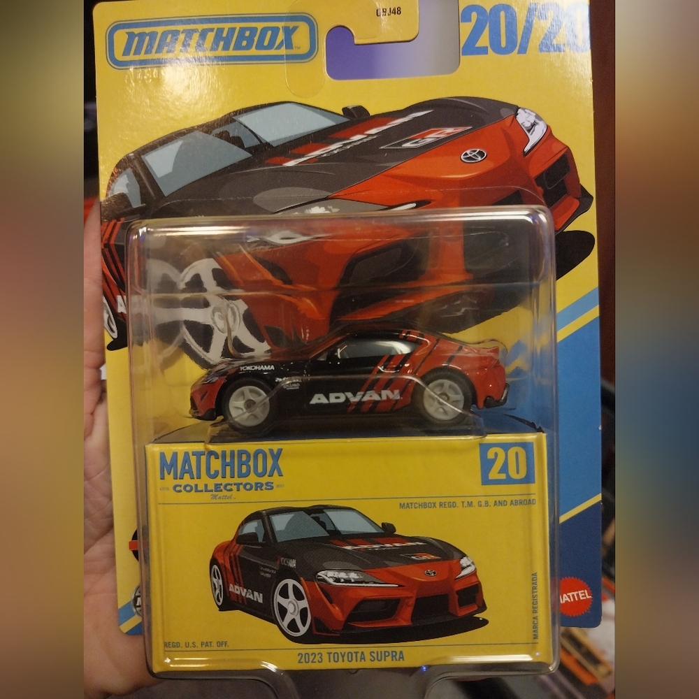 Match 2023 Toyota Supra Red and Black